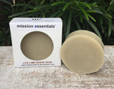 Handcrafted Soaps- Lite-Lime Shave Soap - Buy 4 and save! - Mission Essentials