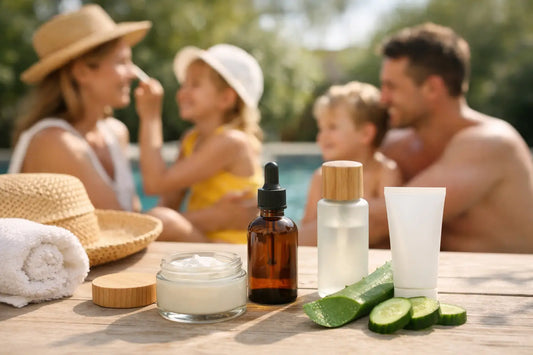 Natural Summer Skin Recovery Routine for Families