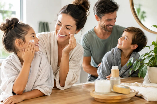 A Natural Body Care Routine for Real Family Days