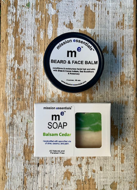 Beard & Face Balm and Soap Set