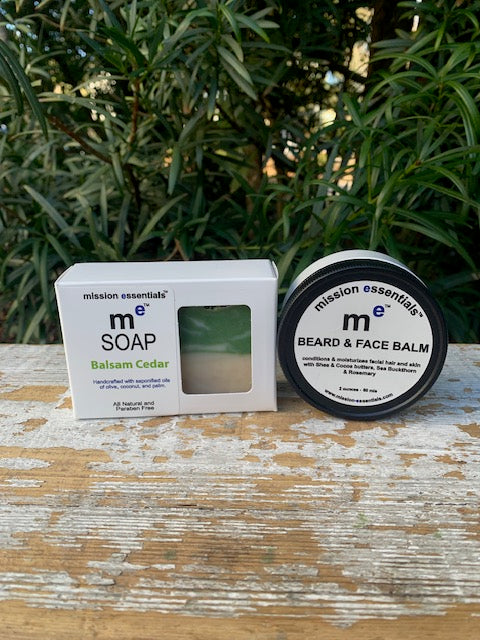 Beard & Face Balm and Soap Set