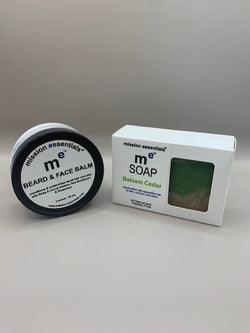 Beard & Face Balm and Soap Set