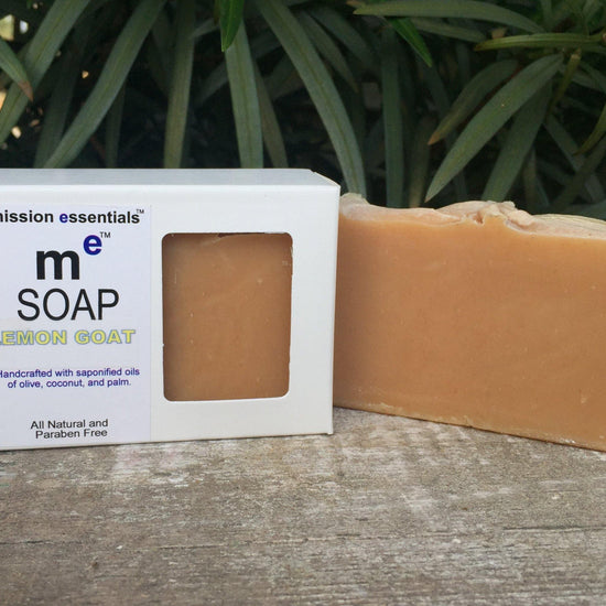 Handcrafted Soaps- Lemon Goat with goat milk- Buy 4 and save! - Mission Essentials