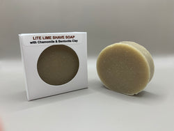 Shave Soap-Lite Lime Natural Shave Soap Bar