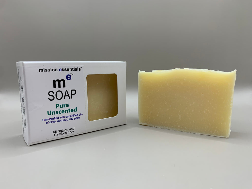 SoapNatural Pure Unscented Soap Bar Mission Essentials