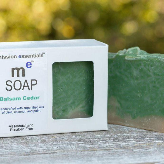 Handcrafted Soaps- Balsam Cedar - Buy 4 and save! - Mission Essentials