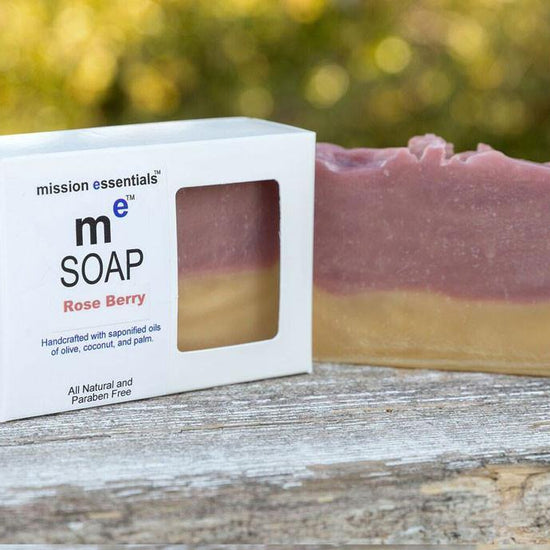 Handcrafted Soaps- Rose Berry - Buy 4 and save! - Mission Essentials